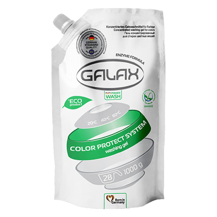 GALAX Żel do prania KOLOR 28 prań, 1000 g zapas