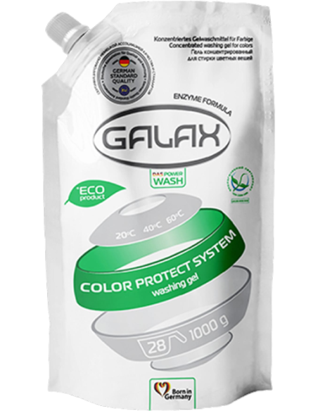 GALAX Żel do prania KOLOR 28 prań, 1000 g zapas