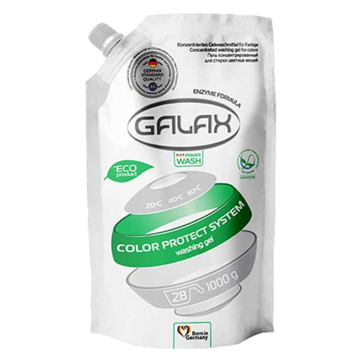 GALAX Żel do prania KOLOR 28 prań, 1000 g zapas