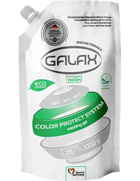 GALAX Żel do prania KOLOR 28 prań, 1000 g zapas